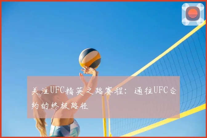 关注UFC精英之路赛程：通往UFC合约的终极路径