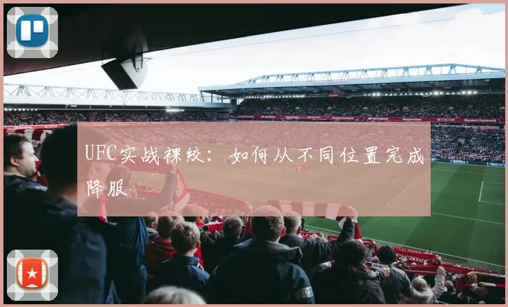 UFC实战裸绞:如何从不同位置完成降服