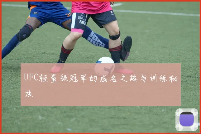 UFC轻量级冠军的成名之路与训练秘诀